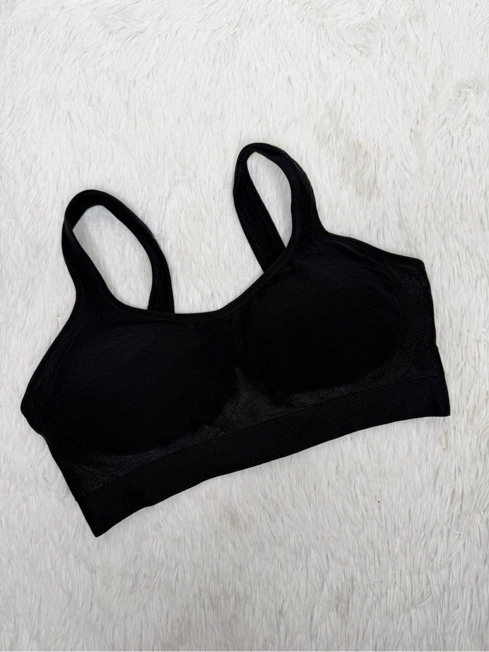 TRUEKIND / black Daily Comfort Wireless Shaper Bra / M